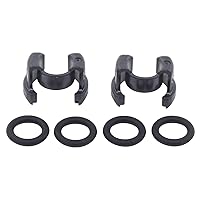 A/C Condenser Hard Line Lock Clamp Clip Piping for Toyota Corolla Camry Highlander RAV4 Set of 2