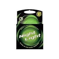 Glow in The Dark Condoms - 3 Pack - Night Light-