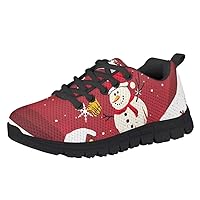 Children's Running Tennis Shoes Christmas Boys and Girls Fashion Sneakers Comfortable Lightweight Walking Shoes Outdoor Sports (Little/Big Kid)