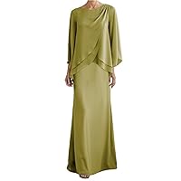 2 Pieces Mother of The Bride Dresses - Plus Size Formal Dresses for Women Chiffon Wedding Guest Dress