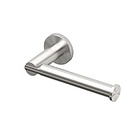 4693 Channel Euro, Satin Nickel Wall Mount Toilet Paper Holder, 6.63