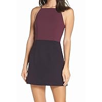 French Connection Women's Whisper Light Color Block Mini Dress