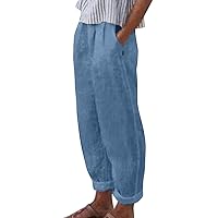 Wide Leg Trouser Pants for Women Women Pants Wear to Work Pantalones De Mujer De Cintura Alta Pants for Women high Waist Vacation Comfy 2024 Buttons Blue