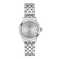 Tissot Womens Classic Dream Lady 316L Stainless Steel case Quartz Watch, Grey, Stainless Steel, 14 (T1292101103100)
