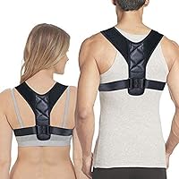 Back Brace Posture Corrector for Men and Women – Adjustable Upper Back Brace Posture Support for Clavicle – Neck and Shoulder Pain Relief, Increased Mobility – Breathable and Lightweight