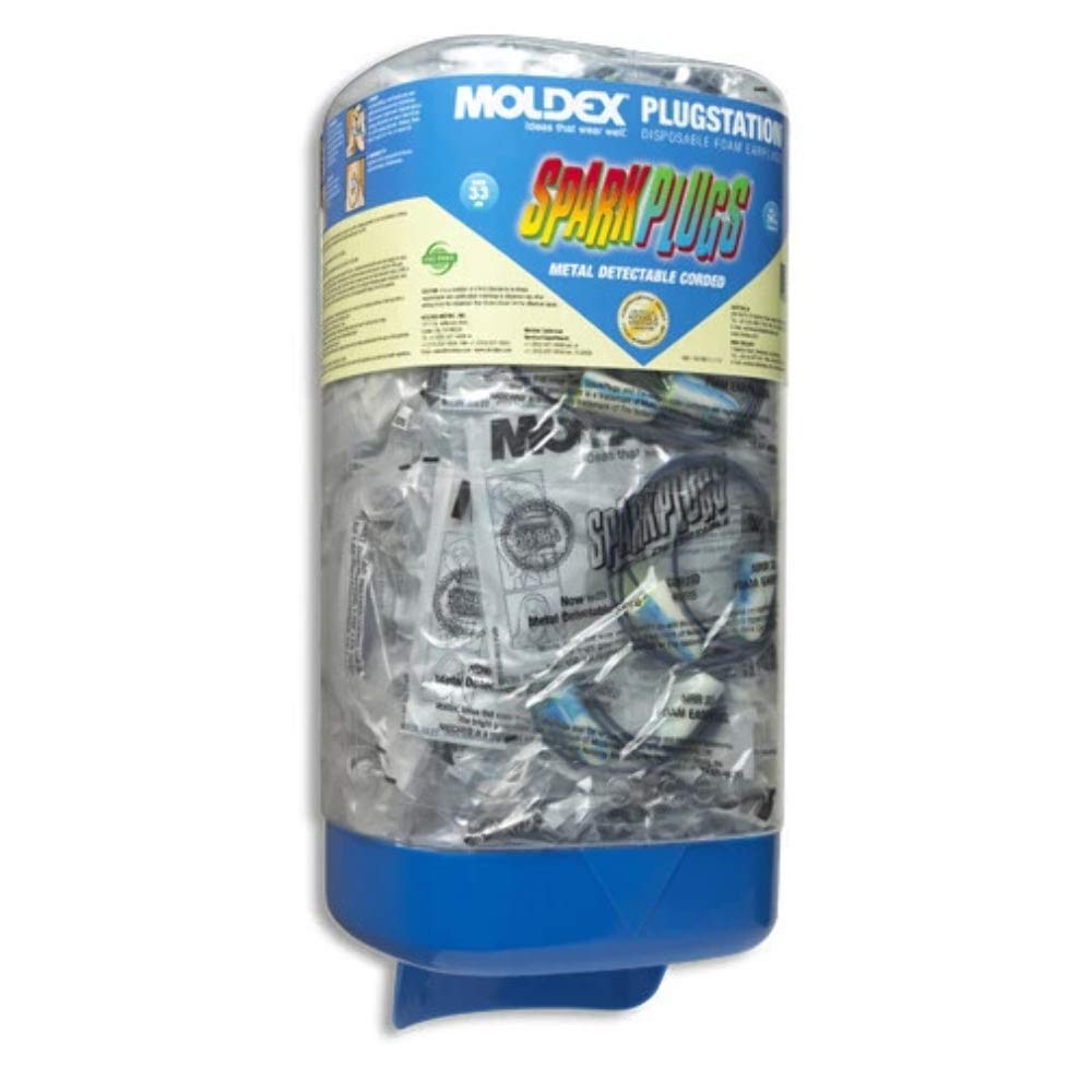Moldex SparkPlugs PlugStation Earplug Dispensers, 500 Pairs/Dispenser
