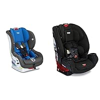 Britax Marathon Clicktight Convertible Car Seat, Mod Blue SafeWash & One4Life ClickTight All-in-One Car Seat, Eclipse Black