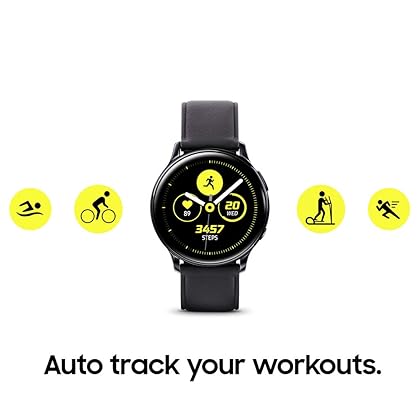 SAMSUNG Galaxy Watch Active 2 (44mm, GPS, Bluetooth) Smart Watch with Advanced Health Monitoring, Fitness Tracking, and Long lasting Battery, Silver (US Version)