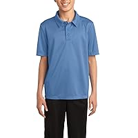 Youth Short Sleeve Polo Shirts for Boys Silk Touch Performance Boy Polo Shirts for Athletic Fit