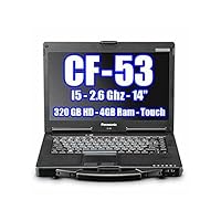 Toughbook Panasonic CF-53 MK2 Intel Core i5 2.6GHz 320GB HDD, 4GB Ram, Windows 7 Pro, Touch