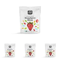 365 by Whole Foods Market, Freeze Dried Strawberry Slices, 1.2 Ounce (Pack of 4)