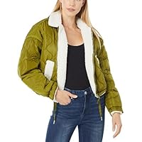 [BLANKNYC] Womens Quilted Jacket With Sherpa