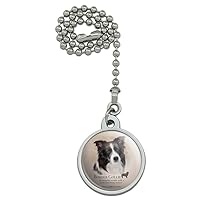 GRAPHICS & MORE Border Collie Dog Breed Ceiling Fan and Light Pull Chain