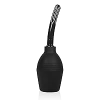 Enema Bulb for Men or Women - Douche Cleaner - 310 ml Capacity (Black Color)