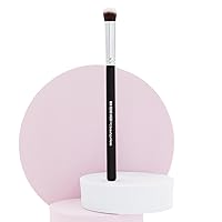 Mineral Powder Eyeshadow Makeup Brush – Small Mini Round Top Kabuki, Synthetic Dome Smudge Eye Shadow Brushes for Blending Smoky Eye, Setting Concealer Liquid Cream Cosmetics, Cruelty Free
