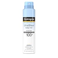 Ultra Sheer Body Mist Sunscreen, SPF 100+ 5 oz (Pack of 3)