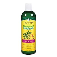 Theraneem Naturals Kids Therap Shampoo & Bodywash | Extra Gentle for Sensitive Eyes, Skin, Hair & Scalps | Organic Neem Oil & Leaf Extract | 12 fl oz