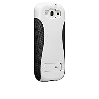 Case-Mate CM021166 POP! 2 Case with Stand for Samsung Galaxy S III - 1 Pack - Retail Packaging - White/Black