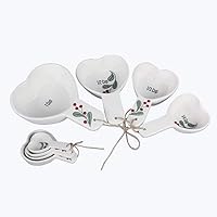 Youngs 91732 Christmas Measuring Cups, 4-piece Set, Ceramic