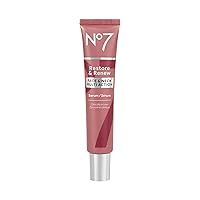 No7 Restore & Renew Face & Neck Multi Action Serum - Anti-Aging Retinol Serum for Deep Wrinkle Repair - Collagen Serum Formulated with a Hydrating Blend of Hibiscus Peptides & Hyaluronic Acid (30ml)
