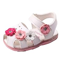 Girls Tennis Shoes Size 3 Girls Luminous Sandals Flowers Baby LED Shoes Kids Toddler Toddler Tennis Show