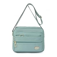 Oichy Crossbody Bags for Women Shoulder Handbags Casual Nylon Purse Waterproof Travel Bag Lightweight Purse with Pockets
