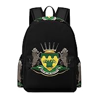 Coat Arms of Limpopo Backpack Printed Laptop Backpack Shoulder Bag Business Bags Daily Backpack for Women Men