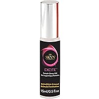 SKYN Excite Gel for Her– 0.5 fl. oz, 20 applications – Water-Based Stimulating Gel with L-Arginine Enhances Intimate Experiences for Women​