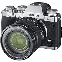 Fujifilm X-T3 Mirrorless Digital Camera, Silver with Fujinon XF16-80mmF4 R WR Optical Image Stabiliser Lens Kit