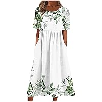 Sundresses for Women Workout Tops for Women Beach Dresses for Women Skirt with Pockets Plus Size Cocktail Dresses for Women Black Bandeau Top Dresses for Women 2024 Sexy White M