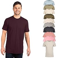 Next Level Apparel Unisex Cotton T-Shirt Short Sleeve Tee, Multipack 1I3I6I10