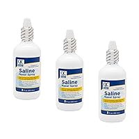 Quality Choice Saline Nasal Moisturizing Spray, 3 fl. oz. - Pack of 3