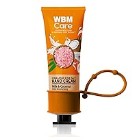 Natural Solution Hand Cream, Deeply Moisturizes and Hydrates with Milk & Coconut Oil, Easily Absorbed, Long Lasting Fragrance, Detoxification from Himalayan Pink Salt, Skin Care – 30g/1oz