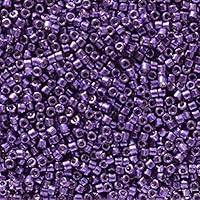 Miyuki Delica 11/0 - Duracoat Galvanized Dark Purple DB2510-50gms Bag of Japanese Glass Beads