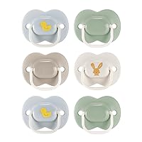 Tommee Tippee Anytime Pacifier, 6-18 Months, 6 Pack of Symmetrical, BPA Free Pacifiers