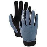 MAGID MECH101 HandMaster Synthetic Leather Palm Glove, Work, Large, Black/Blue (One Pair)