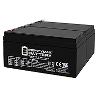 Mighty Max Battery 12V 3AH SLA Battery Replaces Kung Long WP3-12, WP3.3-12 - 2 Pack