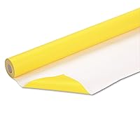 Fadeless Bulletin Board Paper, Fade-Resistant Paper for Classroom Decor, 48” x 50’, Canary, 1 Roll