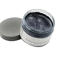 Hair Color Wax Styling Cream Mud, Temporary Hair Dye Wax Great for Party, Cosplay, Halloween,Fancy Dress, 4.23 OZ (Black)