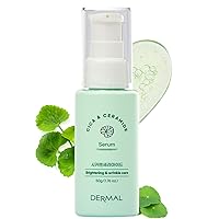 Dermal Cicamide Face Serum for Hydrating 50ml - Calming Redness and Trouble Relief Face Serum with Ceramide and Centella Asiatica Extracts, Refreshing and Hydrating for Sensitive Oily Skin