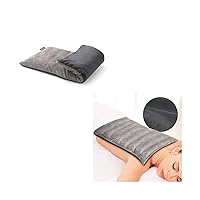 Heating pad Microwavable with Washable Cover, Microwave Moist Heat Pad for Neck Shoulder, Cramps, Back Pain Relief, Warm Compress Rice Bean Bag Hot Pack for Muscles, Joints, Lavender