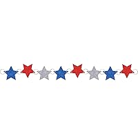 Patriotic Party Ring Garland, 9'