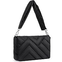 BOSTANTEN Quilted Crossbody Bags for Women Puffer Bag Designer Purse Lightweight Shoulder Handbags