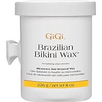 Brazilian Bikini Wax Microwave Formula - Non-Strip Hair Removal Wax, 8 oz