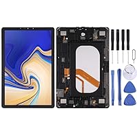Repair Replacement Parts LCD Screen and Digitizer Full Assembly with Frame for Galaxy Tab S4 10.5 inch SM-T835 (LTE Version) Parts (Color : Black)
