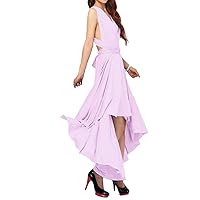 Women’s Bridesmaid Dress Transformer Convertible Multi Ways Wrap Hi Low Cocktail Party Dress Swing Prom Evening Gowns