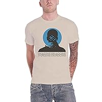 Men's Follow You (Back Print) Slim Fit T-Shirt Blue