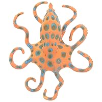 BESTOYARD Animal Octopus Sea Animal Model Display Blue-Ringed Octopus Model Artificial Child Simulation Blue-Ringed Octopus Model Ocean Decor