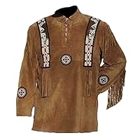 Men's Handmade Indian Eagle Shirt Tribal & Western Impression