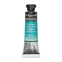 Sennelier French Artists' Watercolor, 10ml, Turquoise Green S4